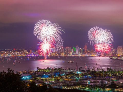 Fireworks show events in San Diego