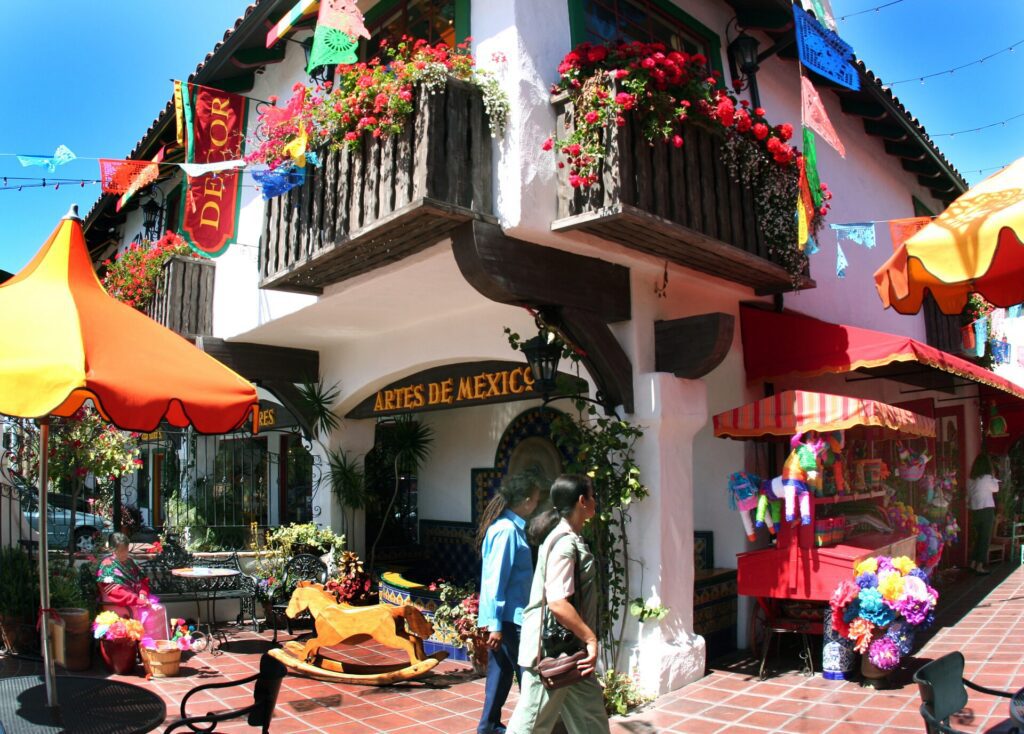 A colorful corner shop in Old Town San Diego