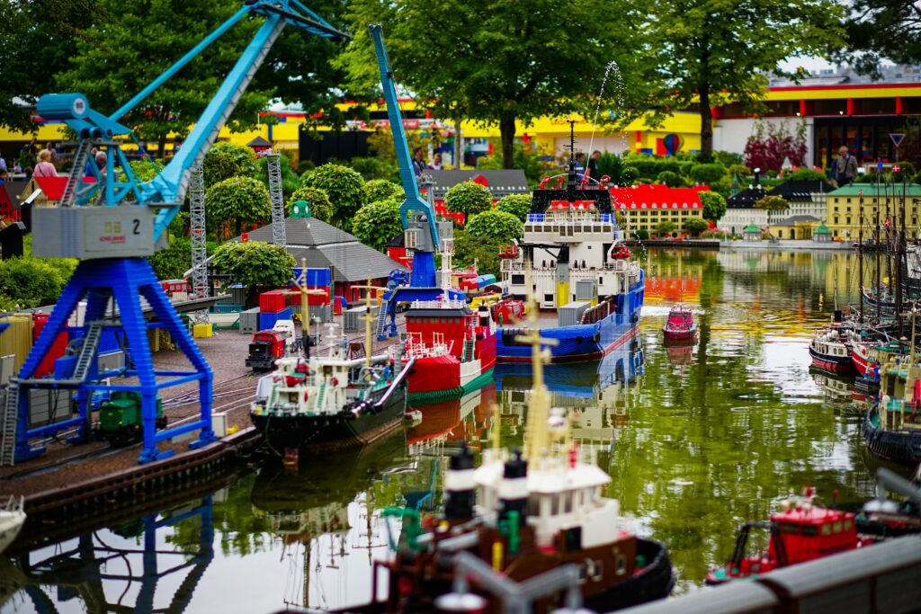 Lego boats at LegoLand